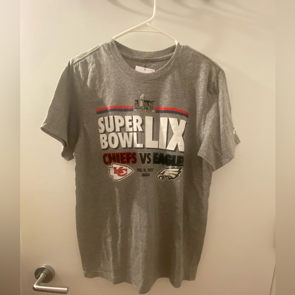 Super Bowl LIX Gray Nike T-Shirt